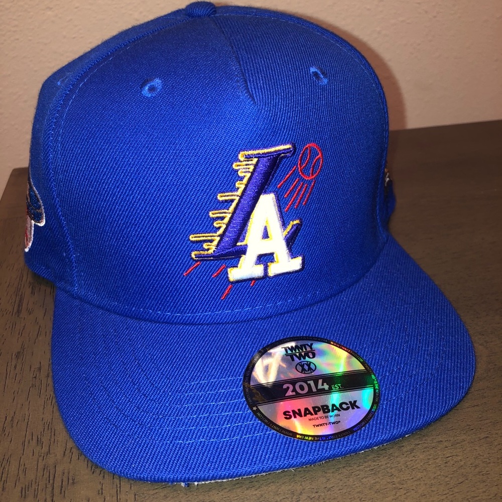 TWNTY-TWO 22 Dodgers SnapBack, Blue, Nipsey Hustle